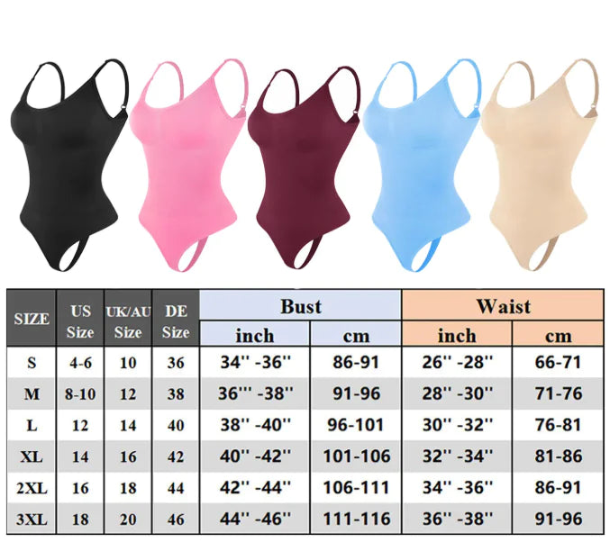 Seamless Postpartum Mid Back Bodysuit