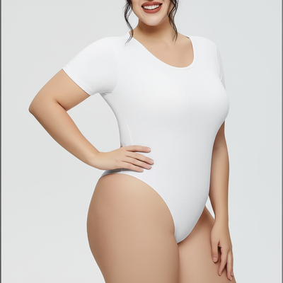 Round Neck Brief Bodysuit