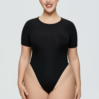 Round Neck Brief Bodysuit