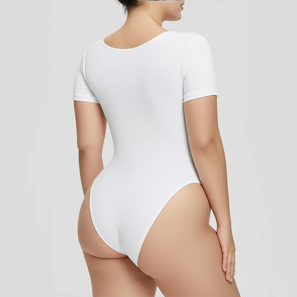 Round Neck Brief Bodysuit