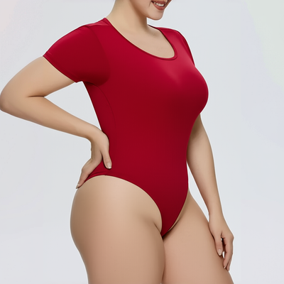 Round Neck Brief Bodysuit