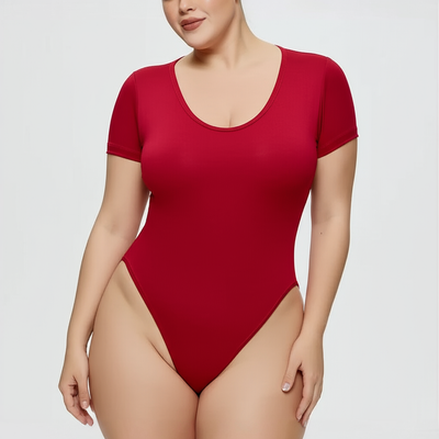 Round Neck Brief Bodysuit