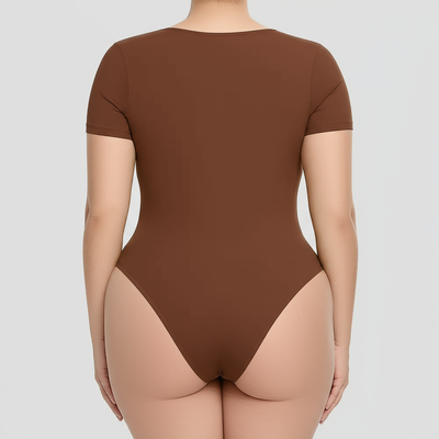 Round Neck Brief Bodysuit