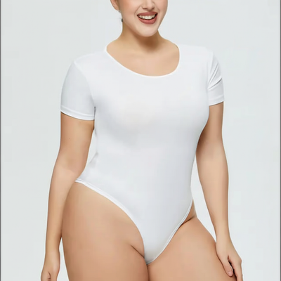 Round Neck Brief Bodysuit