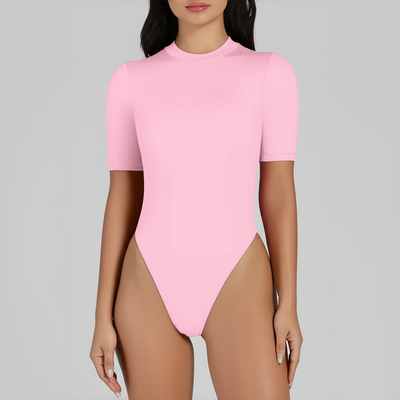 Short-Sleeve Bodysuit Thong