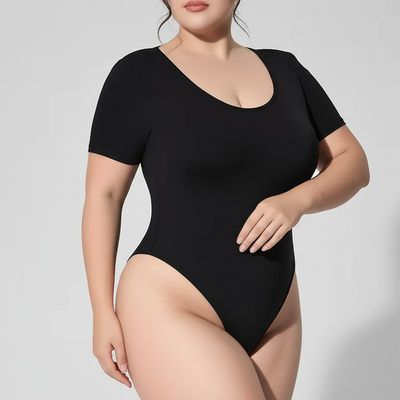 Round Neck Brief Bodysuit