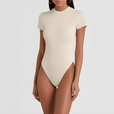Short-Sleeve Bodysuit Thong